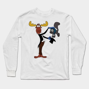 Rocky & Bullwinkle Show Long Sleeve T-Shirt